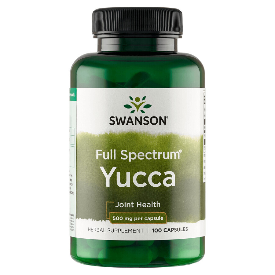 Swanson Full Spectrum Yucca, yucca, 100 capsule 