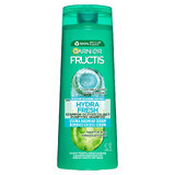 Garnier Fructis Hydra Fresh, champú fortalecedor para cabello graso con puntas secas, 400 ml