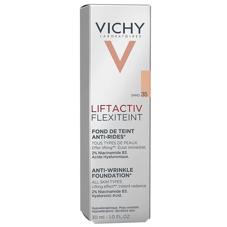 Vichy Liftactiv Flexiteint, fond de teint lissant les rides, 35 Sand, 30 ml