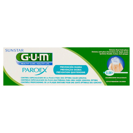 Sunstar Gum Paroex 0,06%, Zahnpasta, Tägliche Pflege, 75 ml