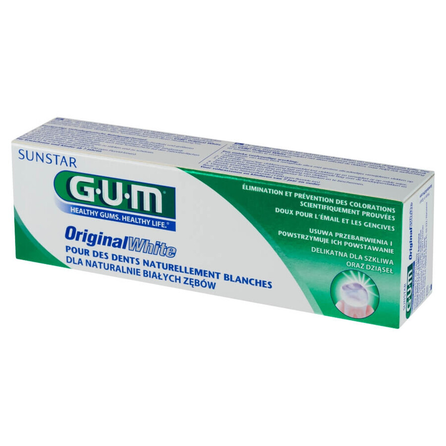 Sunstar Gum Original White, Zahnpasta, 75 ml