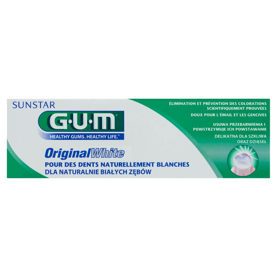 Sunstar Gum Original White, Zahnpasta, 75 ml