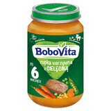 BoboVita Vegetable soup with veal, after 6 months, 190 g