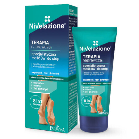 Farmona Nivelazione Nivelazione Repair Therapy, pommade spécialisée pour les pieds 8en1, 50 ml