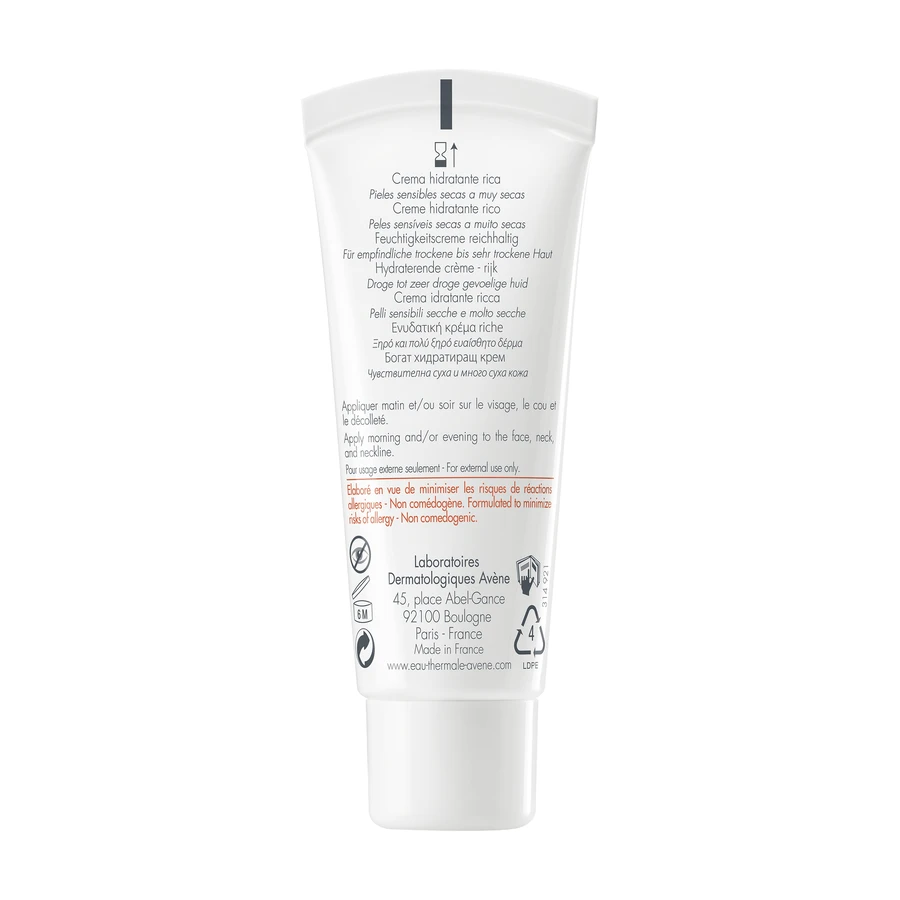 Avene Hydrance Rich Rich Moisturizer Sensitive, Dry & Very Dry Skin 40ml