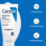 CeraVe, cremă hidratantă cu ceramide pentru față, piele normală și uscată, 52 ml