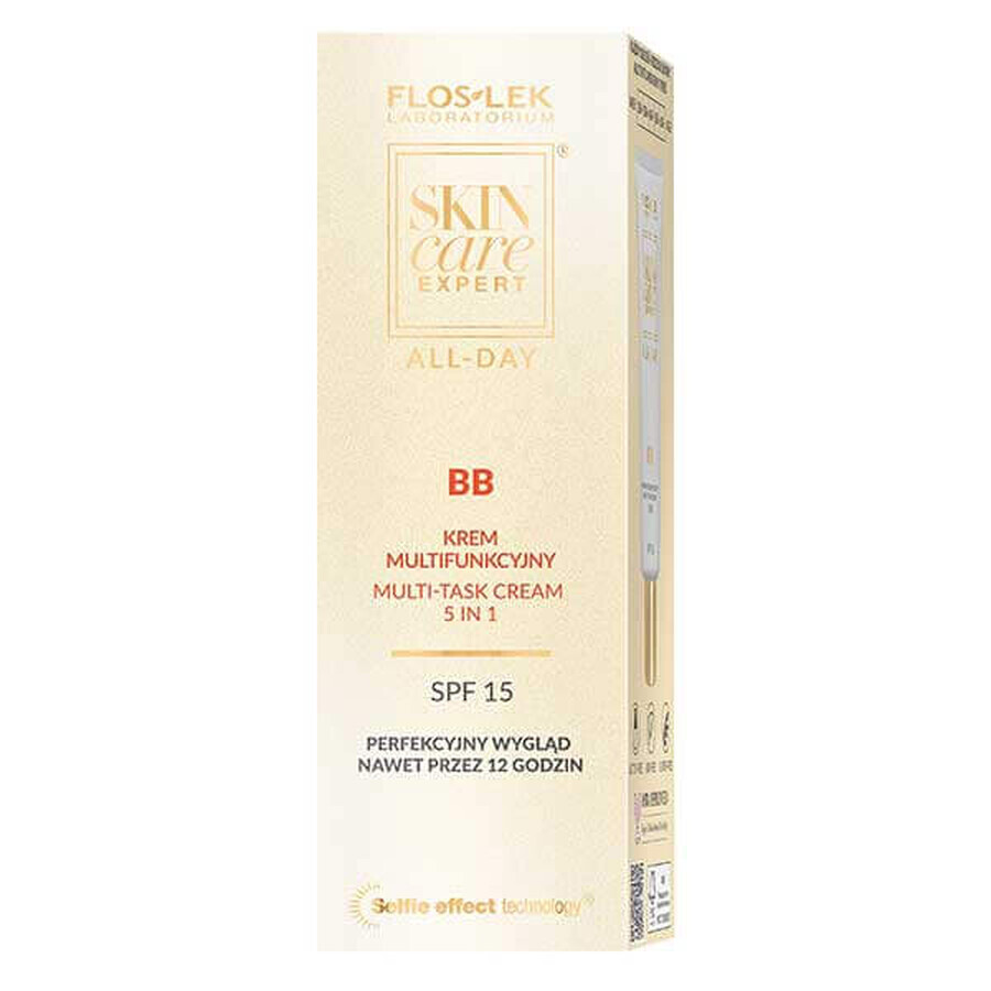 Flos-Lek Skin Care Expert BB, Multifunktionscreme, 5in1, SPF 15, 50 ml