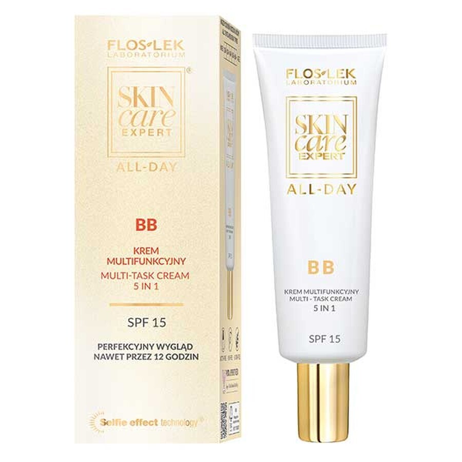 Flos-Lek Skin Care Expert BB, Multifunktionscreme, 5in1, SPF 15, 50 ml