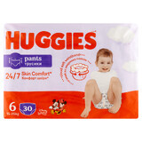 Couches HUGGIES, Jumbo, taille 6, 15-25 kg, 30 pcs