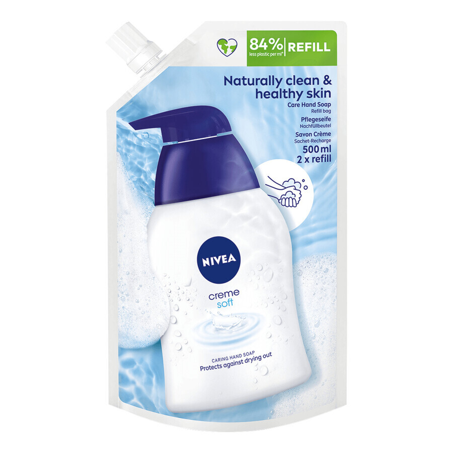 Nivea, soft cream liquid soap, soft cream, stock, 500 ml