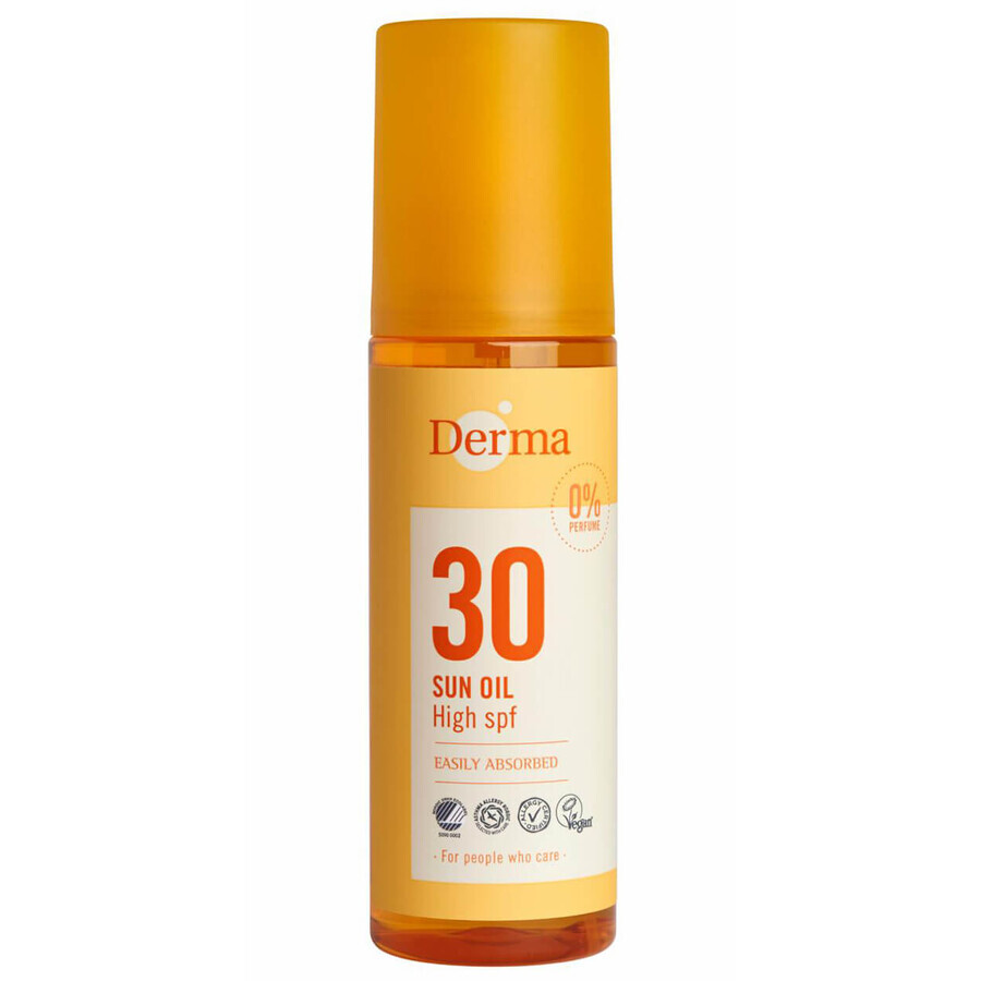 Derma Sun, Sonnenschutzöl, SPF 30, 150 ml