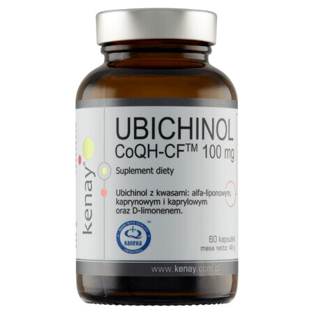 Kenay, Ubiquinol CoQH-CF 100 mg, 60 Kapseln