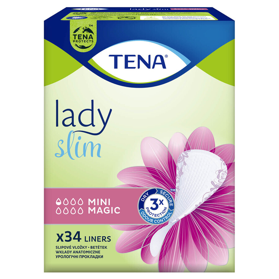 Tena Lady Slim, urologische Einlagen, Mini Magic, 34 Stück