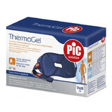 Pic Solution ThermoGel, Knie-Gelkompresse, mit Band, 17 cm x 30 cm, 1 Stück