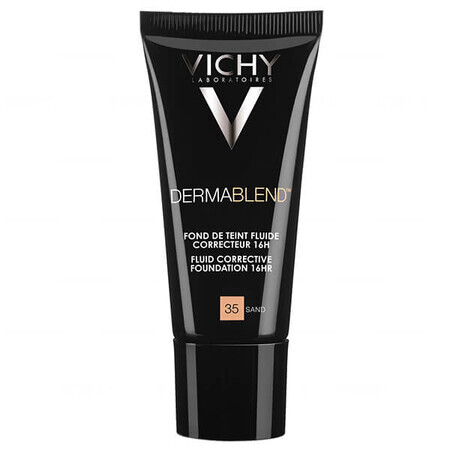 Vichy Dermablend, fluid corector de lungă durată, 35 Sand, 30 ml