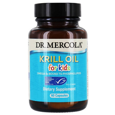 Dr. Mercola Krillöl für Kinder, 60 Kapseln