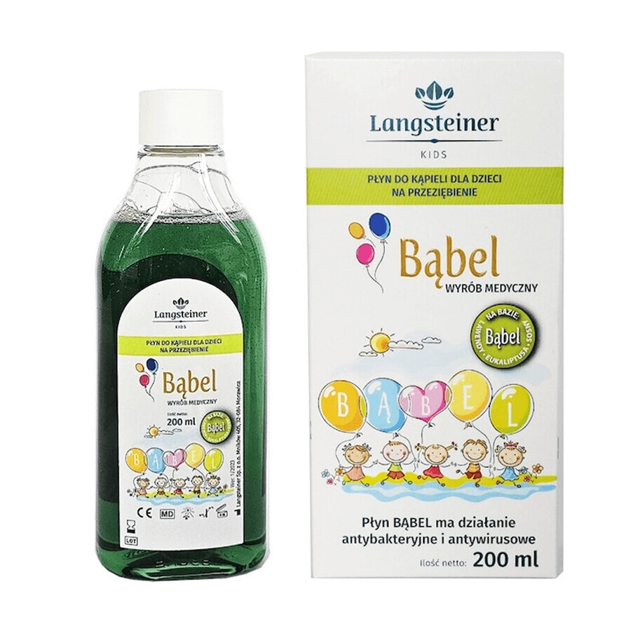 Langsteiner Kids Bubble, bath lotion for children, for colds, 200 ml