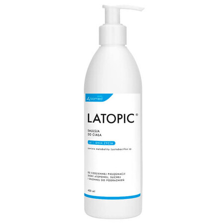 Latopic, emulsie corporală din prima zi de viață, 400 ml