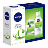 Nivea Urban Skin, Protection, crème de jour, 50 ml + Urban Skin, Detox, lotion micellaire 3en1, 400 ml