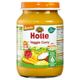 Holle, vas BIO, curry vegetarian, de la 6 luni, 190 g