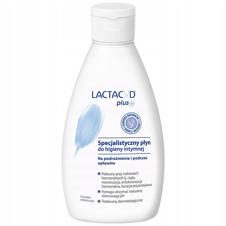 Lactacyd Plus+, liquido specializzato per l'igiene intima, 200 ml