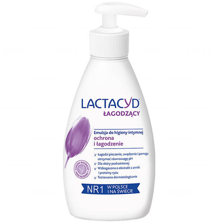 Lactacyd Calmante, emulsión de higiene íntima calmante de irritaciones, 200 ml