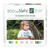 Eco By Naty, Bio Wegwerfwindeln Größe 4 +, 9-20 kg, 42 Stück