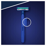 Gillette Blue II Plus, Einwegrasierer, 10 Stück + 4 Stück