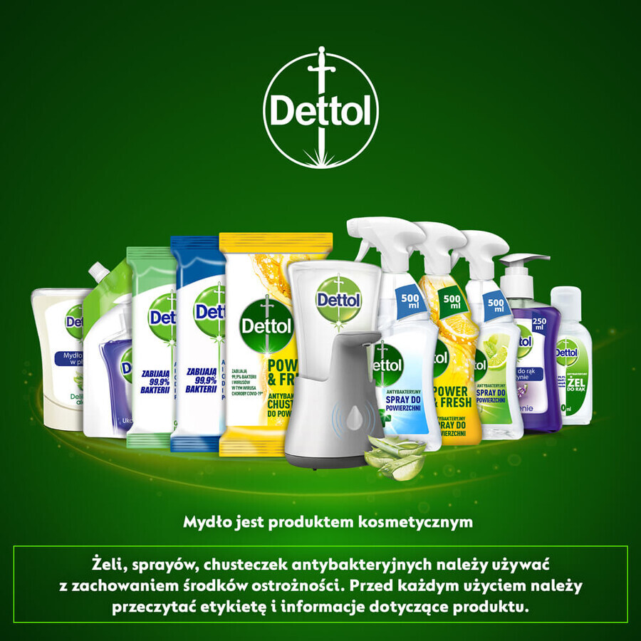 Dettol, savon liquide antibactérien, apaisant, 250 ml