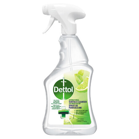 Dettol, antibakterielles Oberflächenspray, Limette und Minze, 500 ml