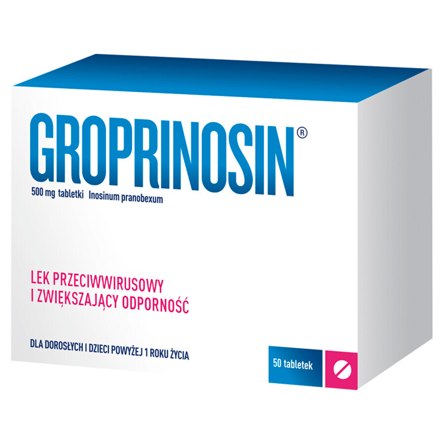 Groprinosin 500 mg, 50 Tabletten