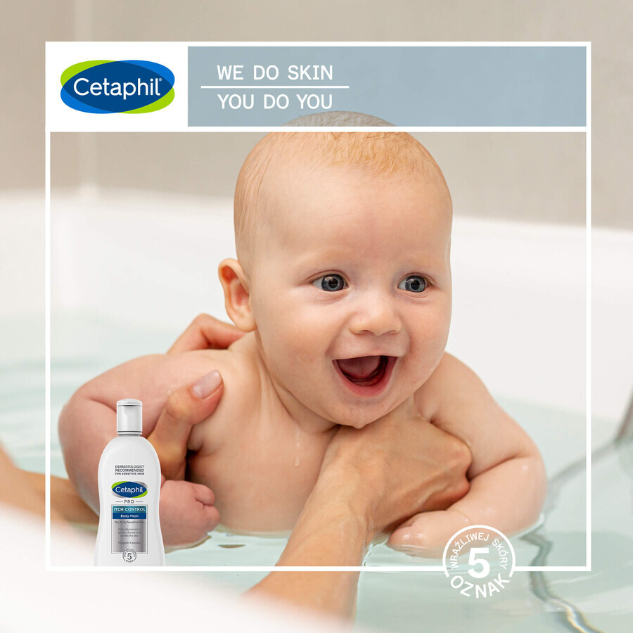 Cetaphil Pro Itch Control, cleansing emulsion, for babies, children and adults, 295 ml