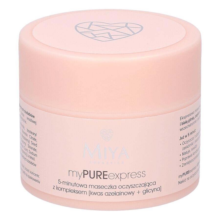 Miya myPUREexpress, mascarilla limpiadora de 5 minutos, 50 g