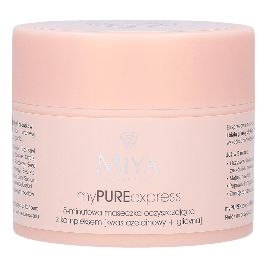 Miya myPUREexpress, mascarilla limpiadora de 5 minutos, 50 g