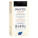 Phyto Color, haarverf, 1 zwart, 50 ml