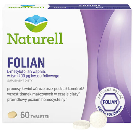 Naturell Folian, acido folico 400 µg, 60 compresse