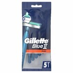 Gillette Blue II Plus, Einwegrasierer, 5 Stück