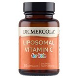 Dr. Mercola Liposomales Vitamin für Kinder, liposomales Vitamin C für Kinder, 30 Kapseln