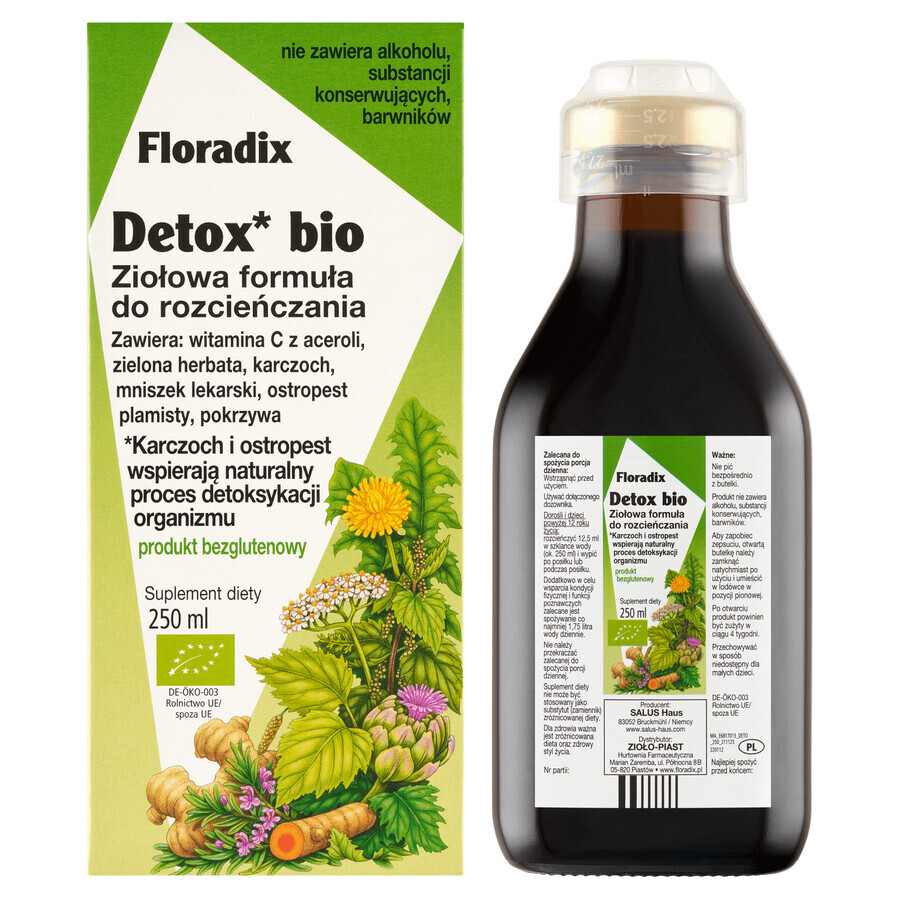 Floradix Entgiftung Bio, 250 ml