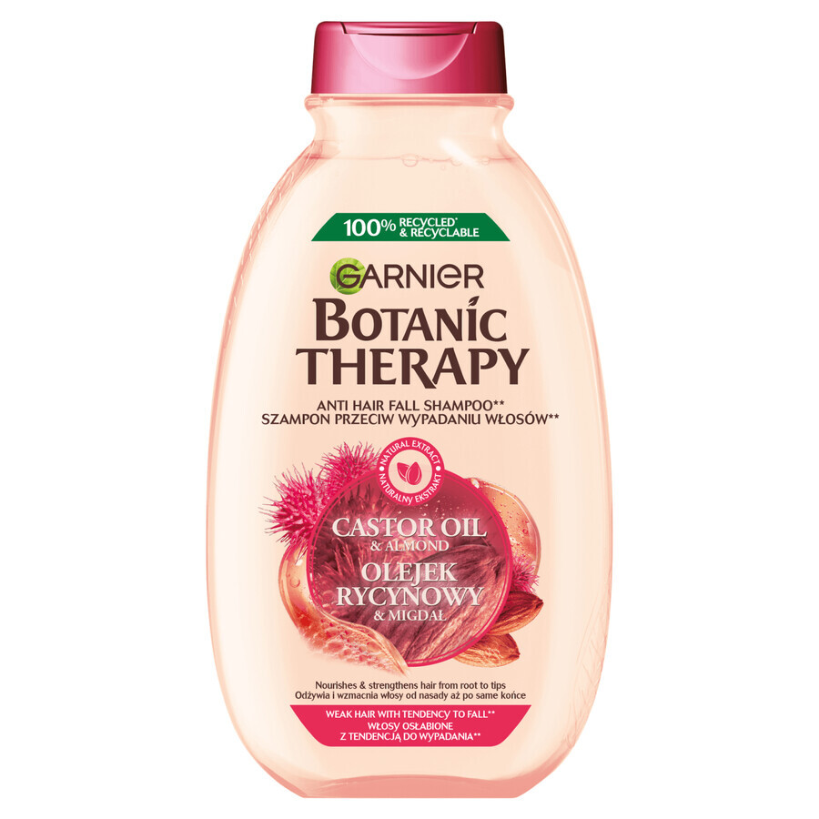 Garnier Botanic Therapy, shampoo for strengthened hair, castor oil and almonds, 400 ml