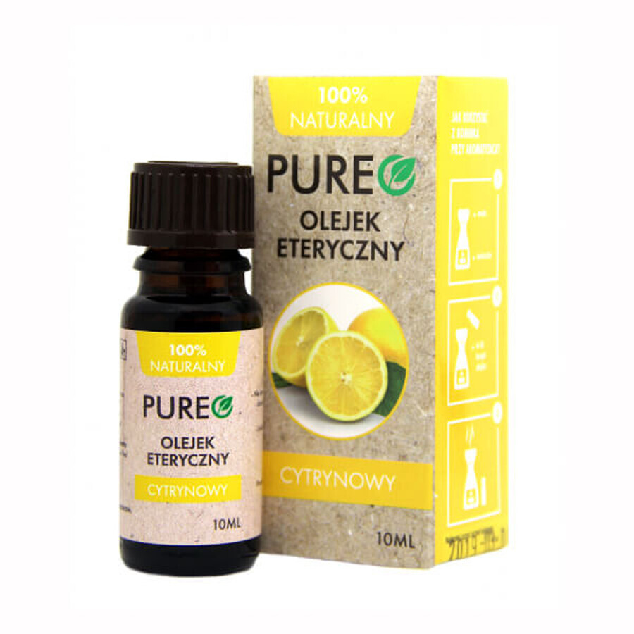 Pureo, lemon essential oil, 10 ml