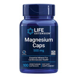 Life Extension Magnesium Caps, Magnesium 500 mg, 100 Gemüsekapseln