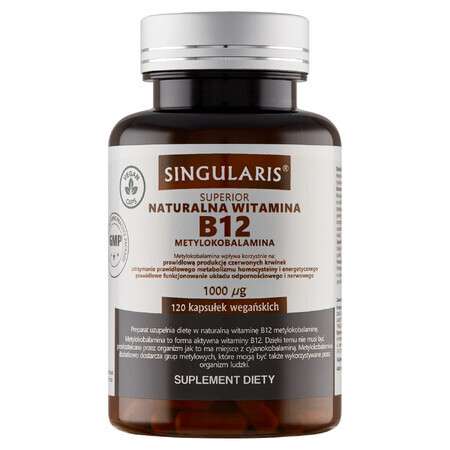 Singularis, Vitamin B12 Methylcobalamin, 120 Kapseln