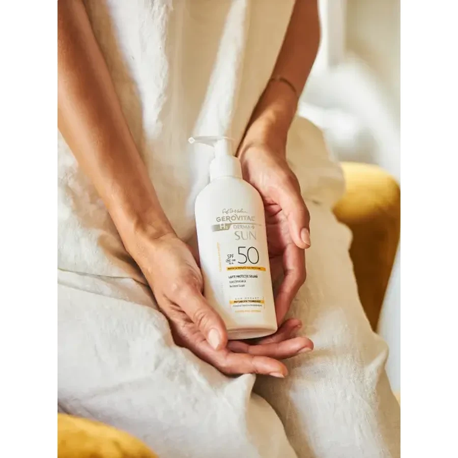 Gerovital H3 Derma+ Sonnenschutzmilch LSF 50, 150 ml, Farmec