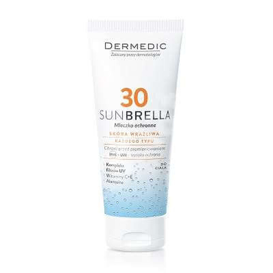 Lapte pentru protectie solara SPF 30 Sunbrella, 200 g, Dermedic