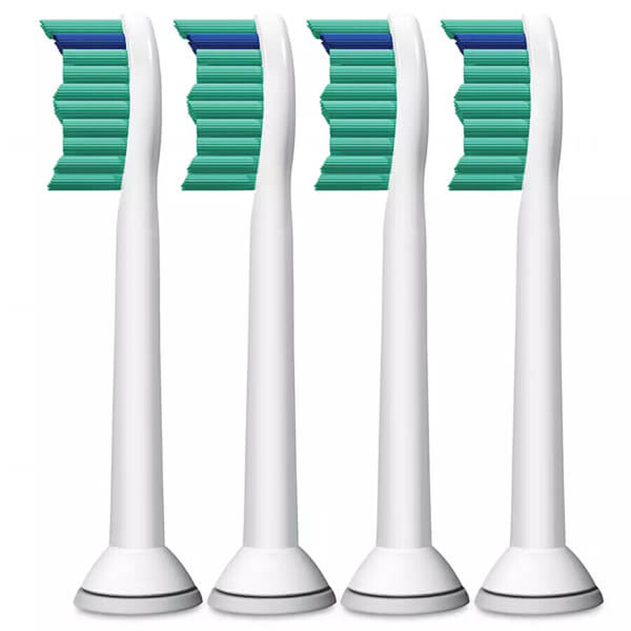 Philips, Ersatzaufsätze für Sonicare C1 ProResult Schallzahnbürste, HX6014/07, weiß, 4 Stück