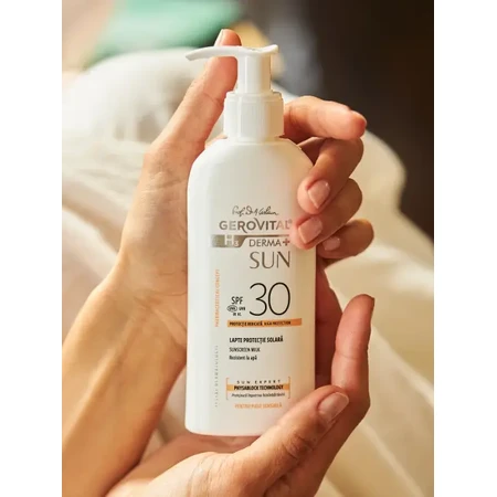 Gerovital H3 Derma+ Sun Sonnenschutzmilch SPF 30, 150 ml, Farmec