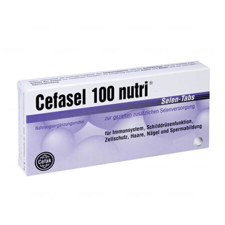 Cefasel 100 Nutri, 60 tablets