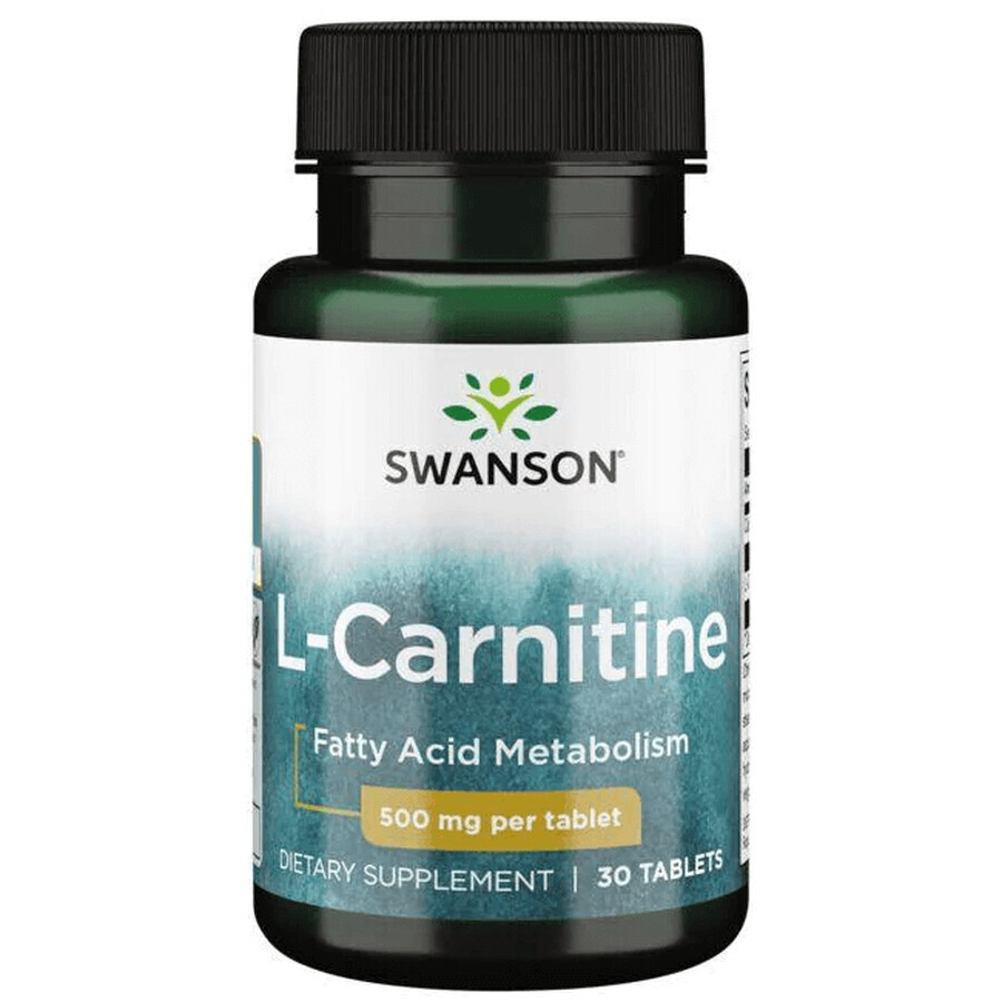 L-Carnitin 500 mg, 30 Tabletten, Swanson