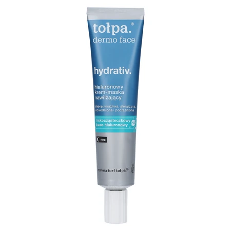 Tolpa Dermo Face, Hydrativ, relaxing moisturizing cream-mask for face, neck and décolleté, night, 40 ml
